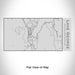 Rendered View of Lake George New York Map Engraving on 17oz Stainless Steel Insulated Cola Bottle