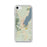 Custom iPhone SE Lake George New York Map Phone Case in Woodblock
