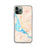Custom Lake Havasu City Arizona Map Phone Case in Watercolor