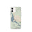 Custom Lake Havasu City Arizona Map Phone Case in Woodblock