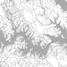 Lake James North Carolina Map Print in Classic Style Zoomed In Close Up Showing Details