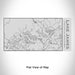 Rendered View of Lake James North Carolina Map Engraving on 17oz Stainless Steel Insulated Cola Bottle