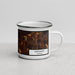 Right View Custom Lakeland Florida Map Enamel Mug in Ember