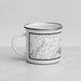 Left View Custom Lake Lanier Georgia Map Enamel Mug in Classic