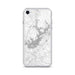 Custom Lake Lanier Georgia Map iPhone SE Phone Case in Classic