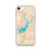 Custom Lake Lanier Georgia Map iPhone SE Phone Case in Watercolor