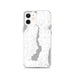 Custom iPhone 12 Lake Leelanau Michigan Map Phone Case in Classic