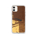 Custom Lake McConaughy Nebraska Map Phone Case in Ember