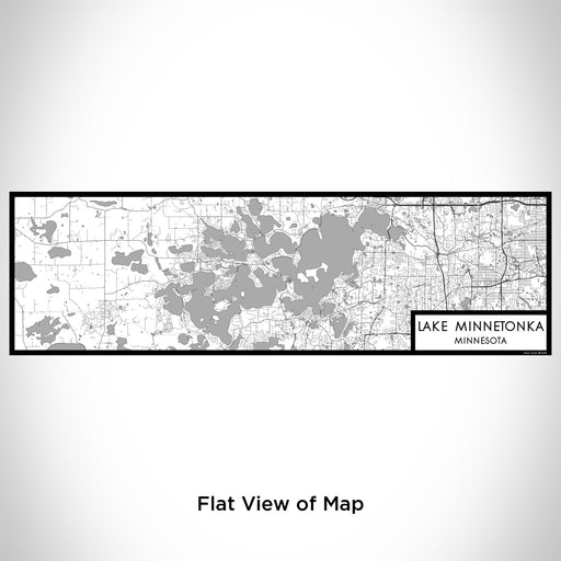 Flat View of Map Custom Lake Minnetonka Minnesota Map Enamel Mug in Classic