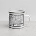 Right View Custom Lake Minnetonka Minnesota Map Enamel Mug in Classic