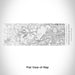 Rendered View of Lake Minnetonka Minnesota Map Engraving on 10oz Stainless Steel Insulated Cup with Sliding Lid in White