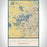 Lake Minnetonka Minnesota Map Print Portrait Orientation in Woodblock Style With Shaded Background