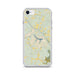 Custom Lake Monticello Virginia Map Phone Case in Woodblock
