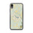 Custom Lake Monticello Virginia Map Phone Case in Woodblock