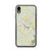 Custom Lake Monticello Virginia Map Phone Case in Woodblock