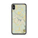 Custom Lake Monticello Virginia Map Phone Case in Woodblock