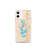 Custom iPhone 12 mini Lake Norman North Carolina Map Phone Case in Watercolor