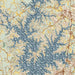 Lake Norman North Carolina Map Print in Woodblock Style Zoomed In Close Up Showing Details