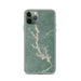 Custom iPhone 11 Pro Lake Oconee Georgia Map Phone Case in Afternoon