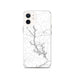 Custom iPhone 12 Lake Oconee Georgia Map Phone Case in Classic
