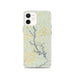 Custom iPhone 12 Lake Oconee Georgia Map Phone Case in Woodblock