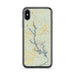 Custom iPhone X/XS Lake Oconee Georgia Map Phone Case in Woodblock