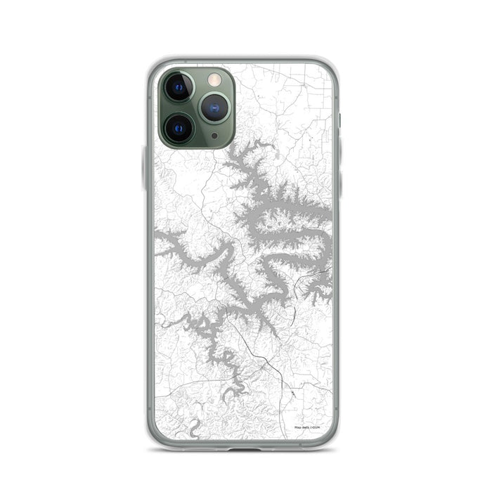 Custom Lake of the Ozarks Missouri Map Phone Case in Classic