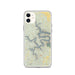 Custom Lake of the Ozarks Missouri Map Phone Case in Woodblock