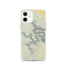 Custom Lake of the Ozarks Missouri Map iPhone 12 Phone Case in Woodblock