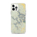 Custom Lake of the Ozarks Missouri Map iPhone 12 Pro Max Phone Case in Woodblock