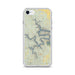 Custom Lake of the Ozarks Missouri Map iPhone SE Phone Case in Woodblock