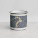Front View Custom Lake Pend Oreille Idaho Map Enamel Mug in Afternoon
