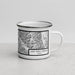 Right View Custom Lake Pend Oreille Idaho Map Enamel Mug in Classic
