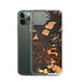 Custom Lake Placid New York Map Phone Case in Ember