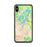 Custom iPhone XS Max Lake Placid New York Map Phone Case in Watercolor