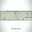 Flat View of Map Custom Lake Placid New York Map Enamel Mug in Woodblock