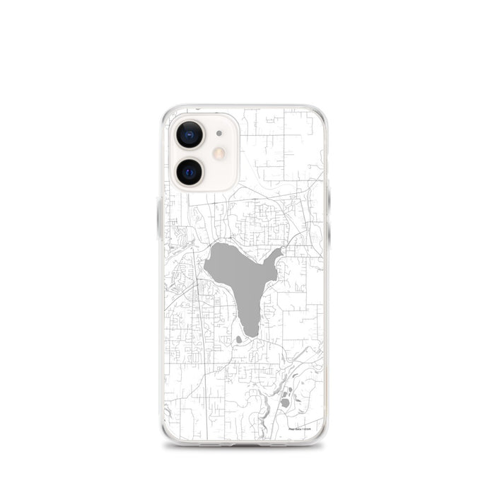 Custom Lake Stevens Washington Map iPhone 12 mini Phone Case in Classic