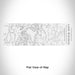 Rendered View of Lake Stevens Washington Map Engraving on 10oz Stainless Steel Insulated Cup with Sliding Lid in White