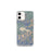 Custom iPhone 12 mini Lake Sutherland Washington Map Phone Case in Afternoon