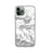 Custom iPhone 11 Pro Lake Sutherland Washington Map Phone Case in Classic