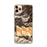 Custom iPhone 11 Pro Max Lake Sutherland Washington Map Phone Case in Ember
