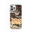 Custom iPhone 12 Pro Lake Sutherland Washington Map Phone Case in Ember