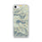 Custom iPhone SE Lake Sutherland Washington Map Phone Case in Woodblock
