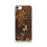 Custom iPhone SE Lake Tenkiller Oklahoma Map Phone Case in Ember