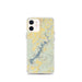 Custom iPhone 12 mini Lake Tenkiller Oklahoma Map Phone Case in Woodblock