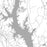 Lake Tillery North Carolina Map Print in Classic Style Zoomed In Close Up Showing Details