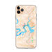 Custom Lake Travis Texas Map Phone Case in Watercolor