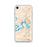 Custom Lake Travis Texas Map Phone Case in Watercolor