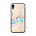 Custom Lake Travis Texas Map Phone Case in Watercolor