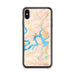 Custom Lake Travis Texas Map Phone Case in Watercolor